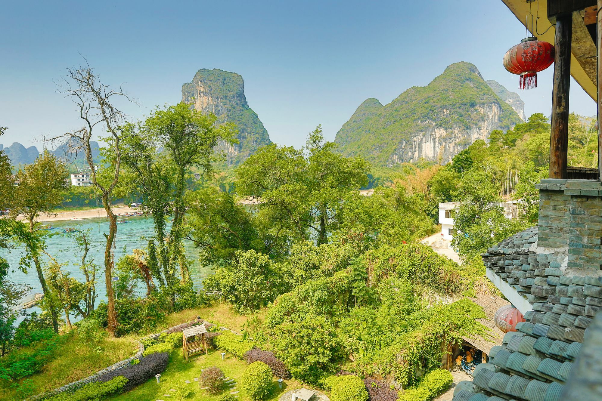 Yangshuo River Lodge Hotel Eksteriør bilde