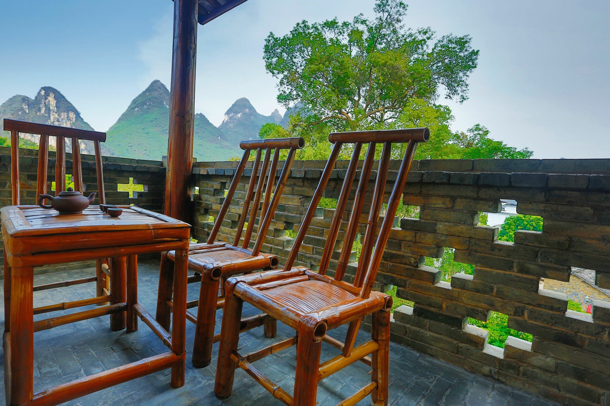 Yangshuo River Lodge Hotel Eksteriør bilde