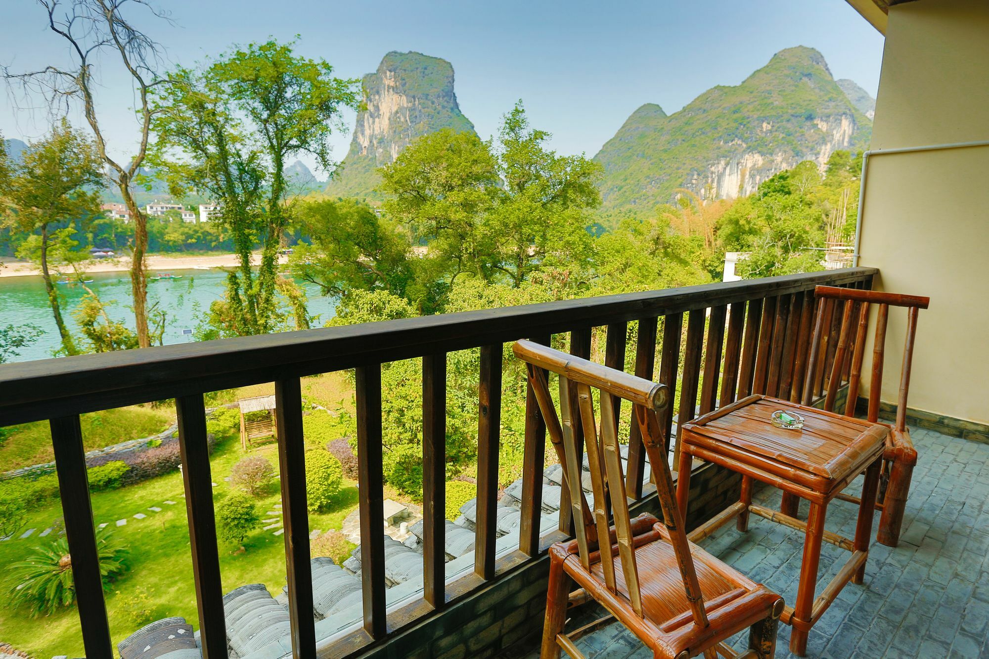 Yangshuo River Lodge Hotel Eksteriør bilde