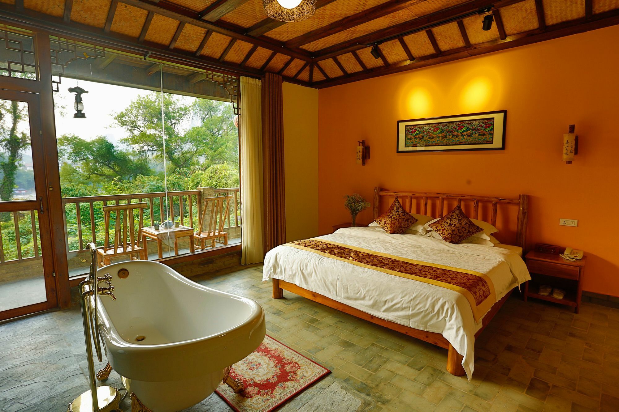Yangshuo River Lodge Hotel Eksteriør bilde