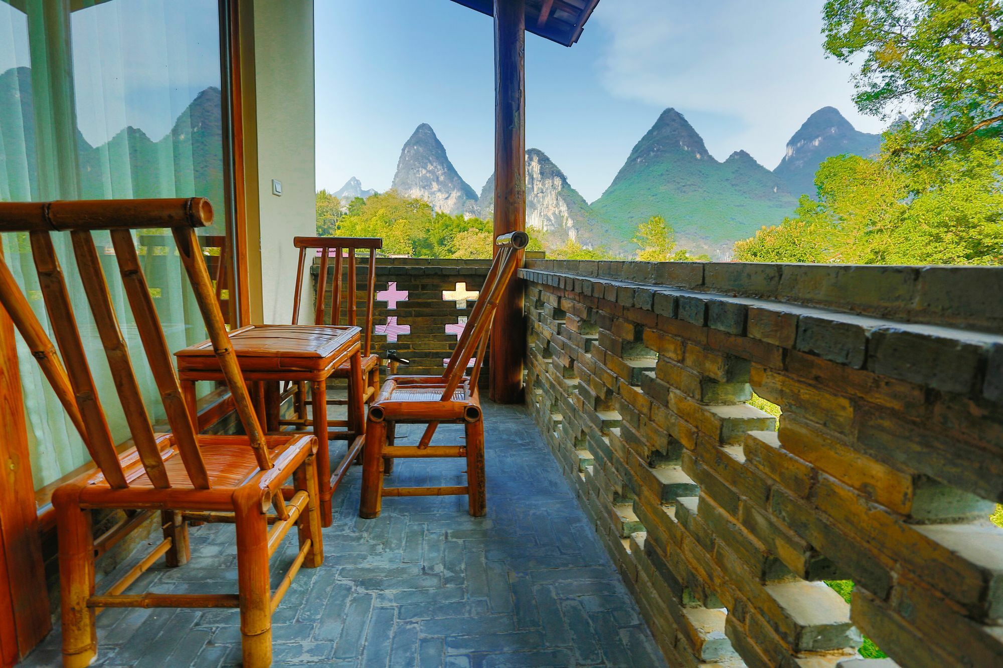 Yangshuo River Lodge Hotel Eksteriør bilde